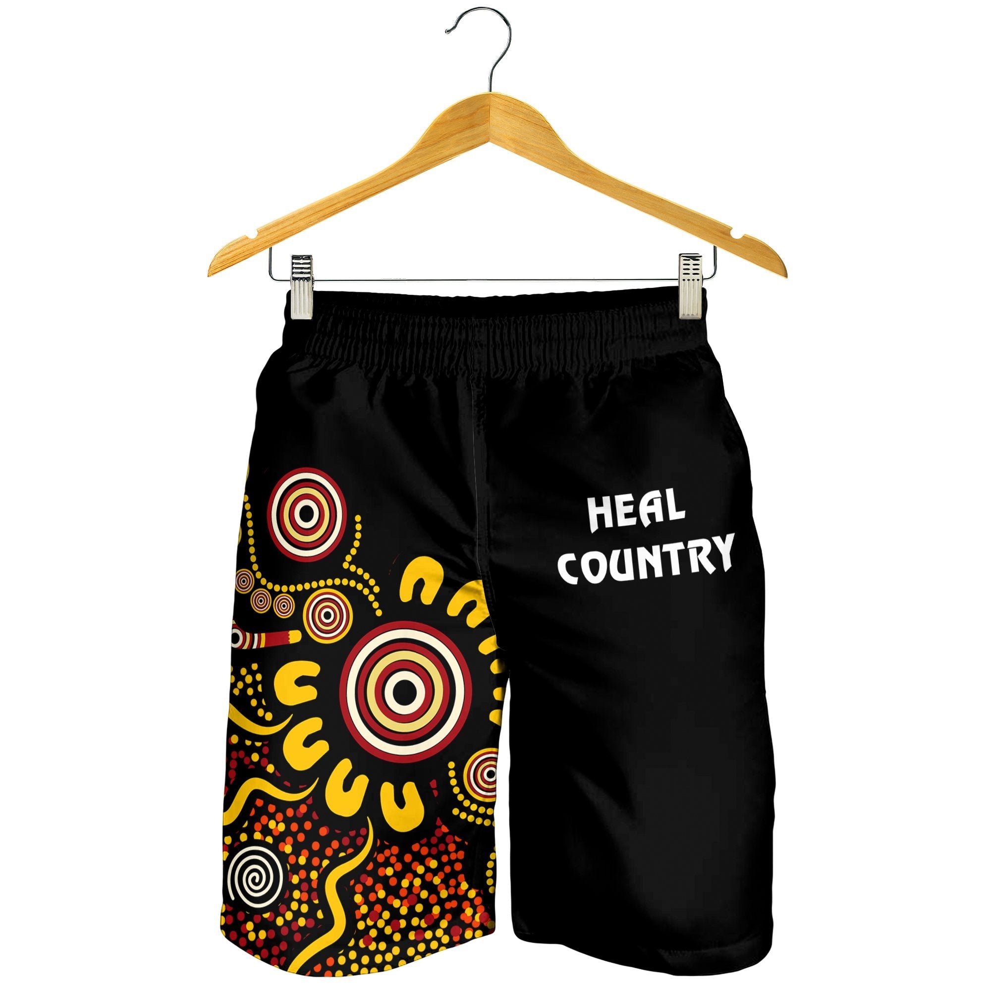 Australia NAIDOC Week Men's Short - NAIDOC Week 2021 - Heal Country - Vibe Hoodie Shop