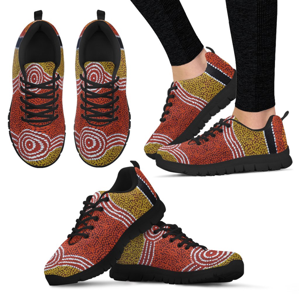 Sneakers - Aboriginal Dot Style - Vibe Hoodie Shop