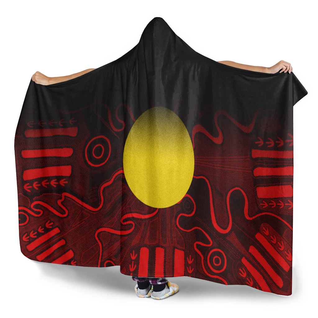 aboriginal-hooded-blanket-indigenous-flag-grunge-style