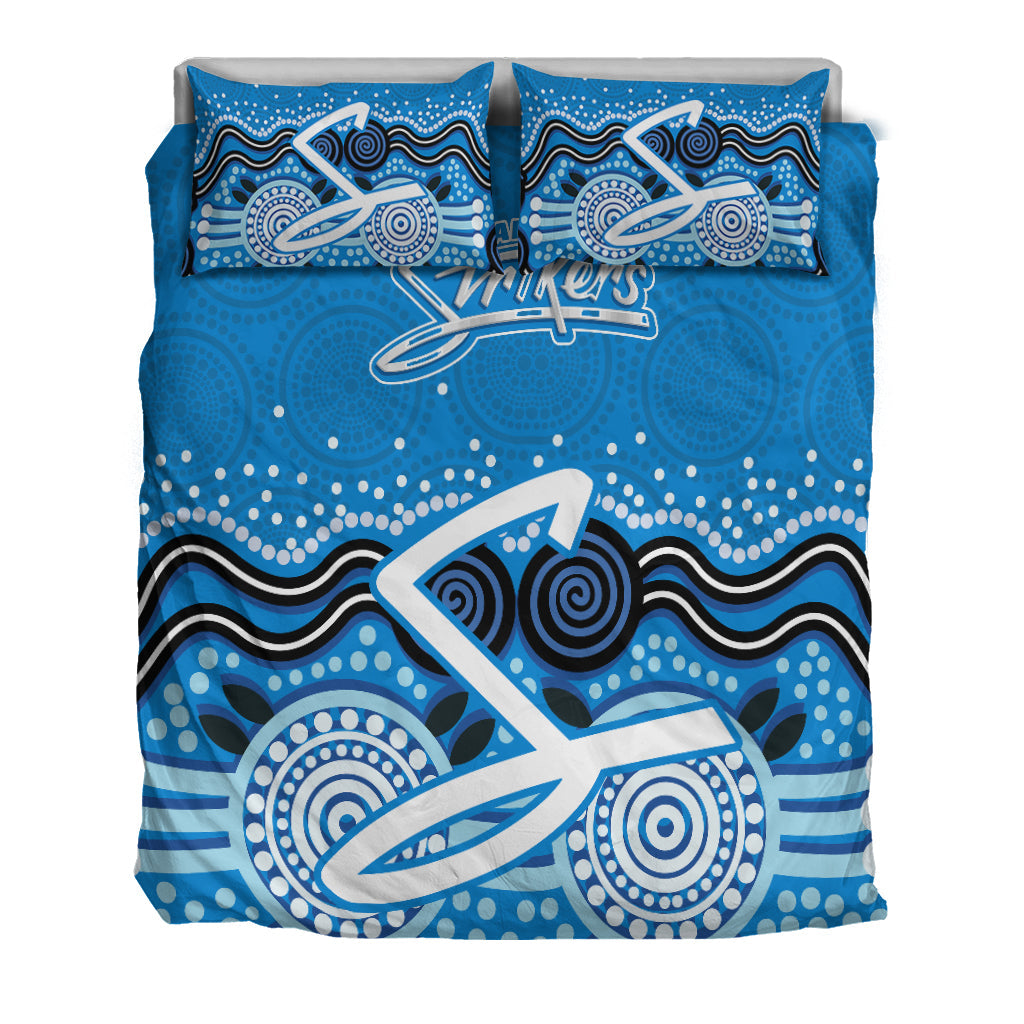 Adelaide Strikers Bedding Set - Aboriginal Style Of Dot - - Vibe Hoodie Shop