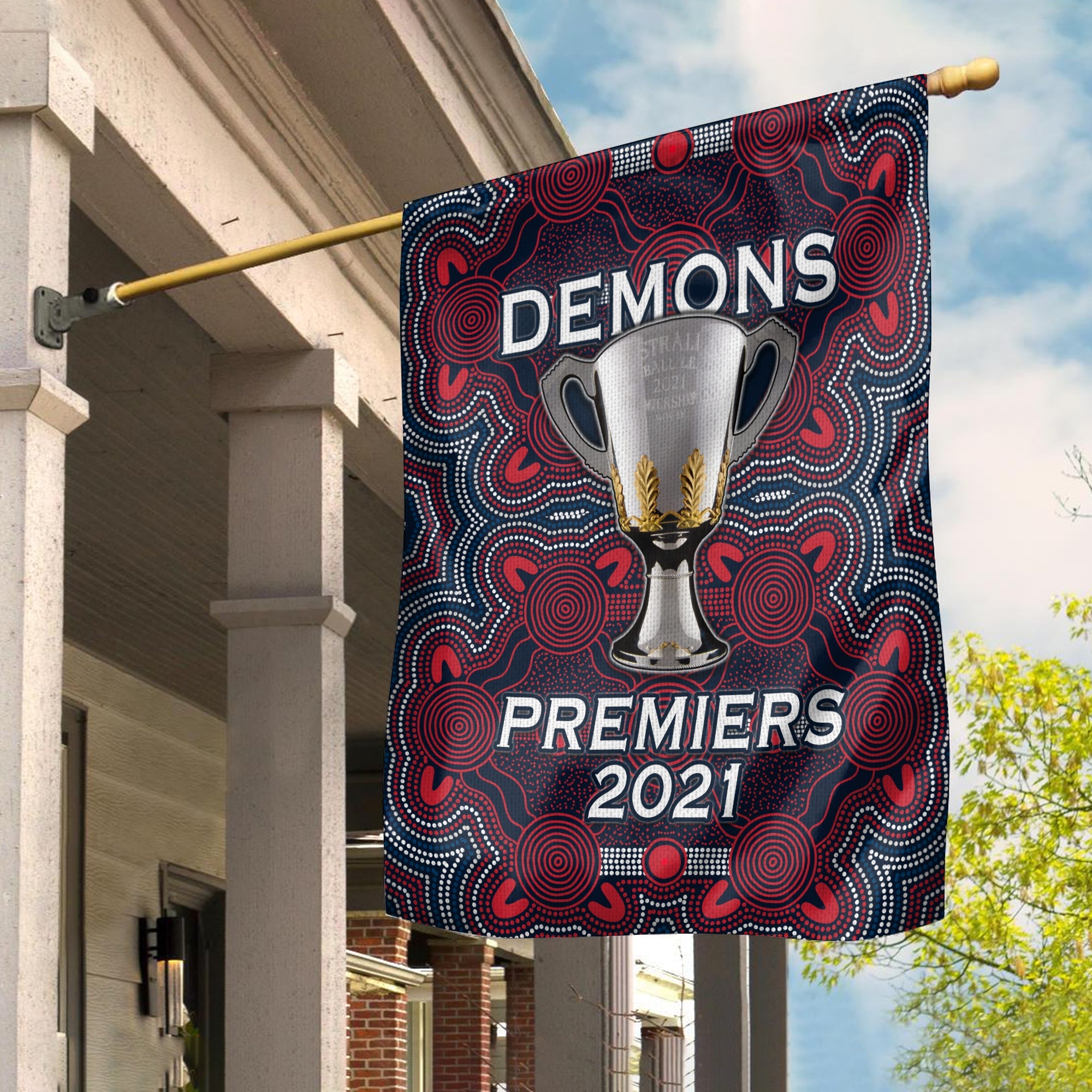 Demons Indigenous Flag Premiers 2021 Champion - Vibe Hoodie Shop