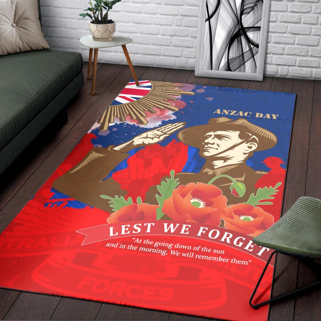 Vibe Hoodie Area Rug - AANZAC Australia Remember Them - RLT20 - Vibe Hoodie Shop