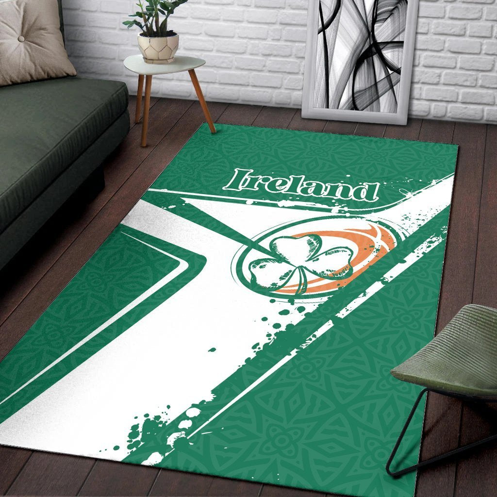 Ireland Rugby Area Rug - Irish Rugby - Vibe Hoodie Shop