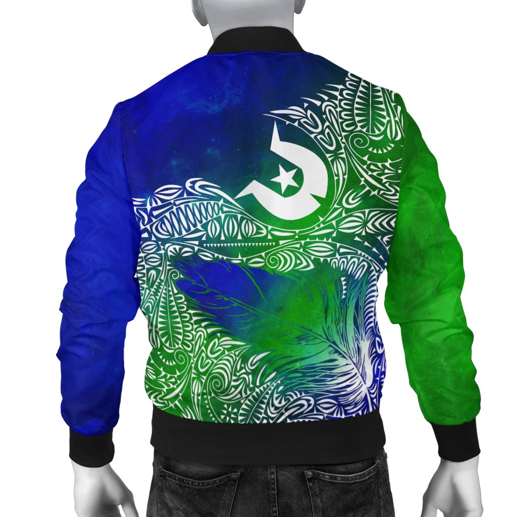 Torres Strait Islanders Men's Bomber Jacket - Feather Torres Aether BN15T - Vibe Hoodie Shop