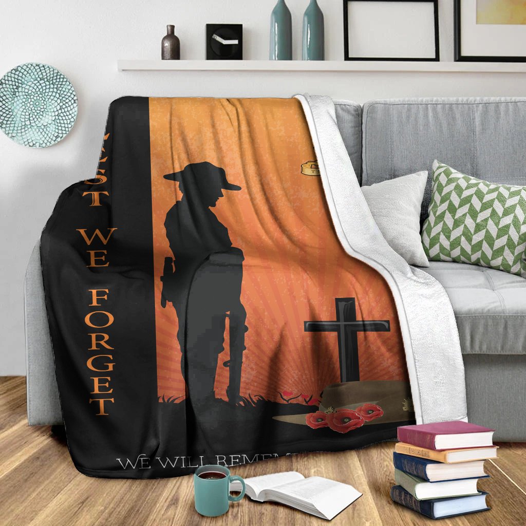 ANZAC Day Blanket - Remembrance Day - Vibe Hoodie Shop