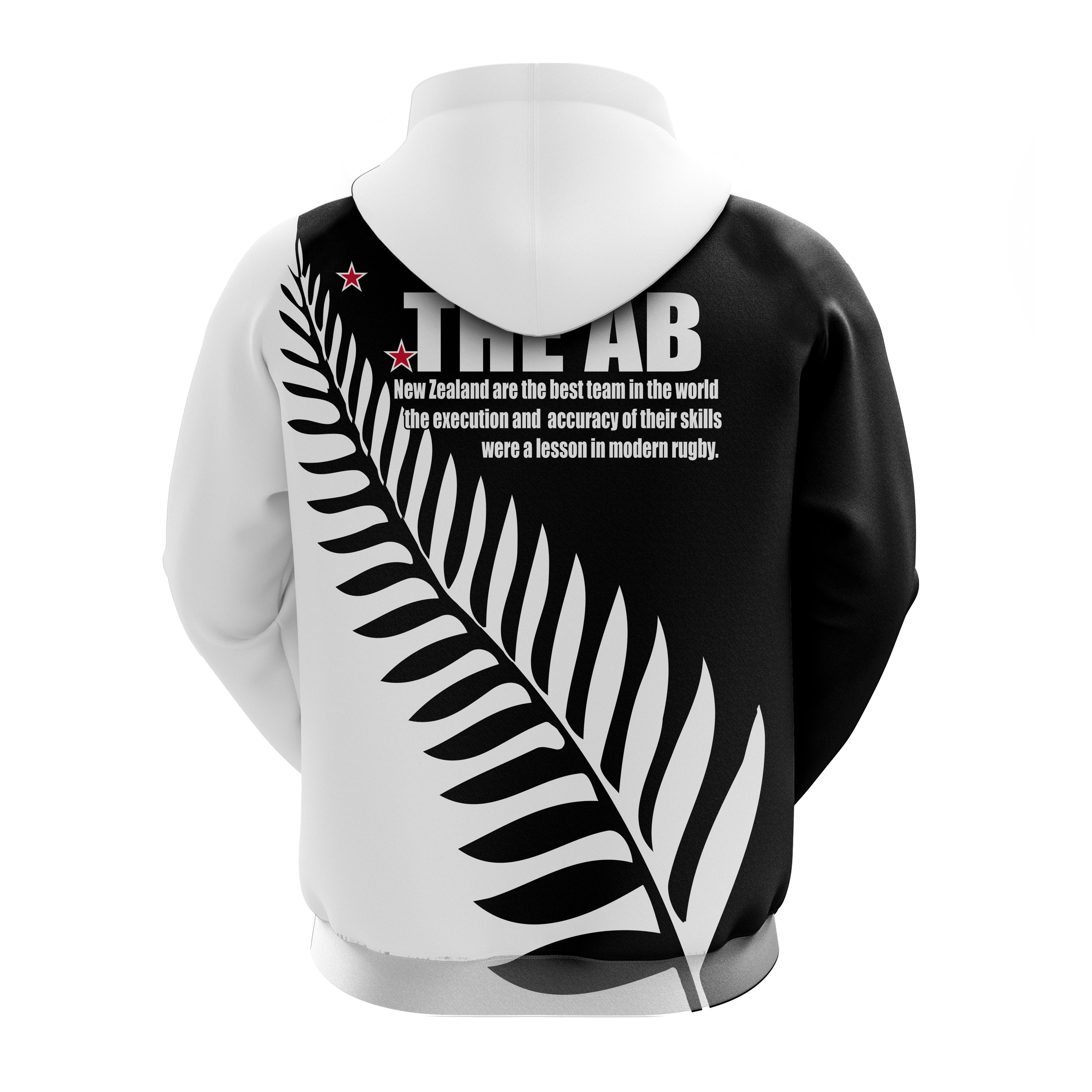 New Zealand Rugby Zip Hoodie The AB - The Best Team - LT20 - Vibe Hoodie Shop