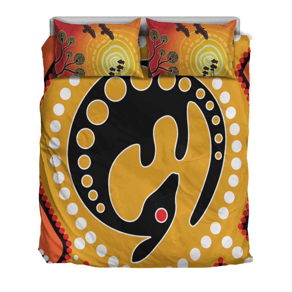 Aboriginal Bedding Set - Baby Kangaroo - Vibe Hoodie Shop