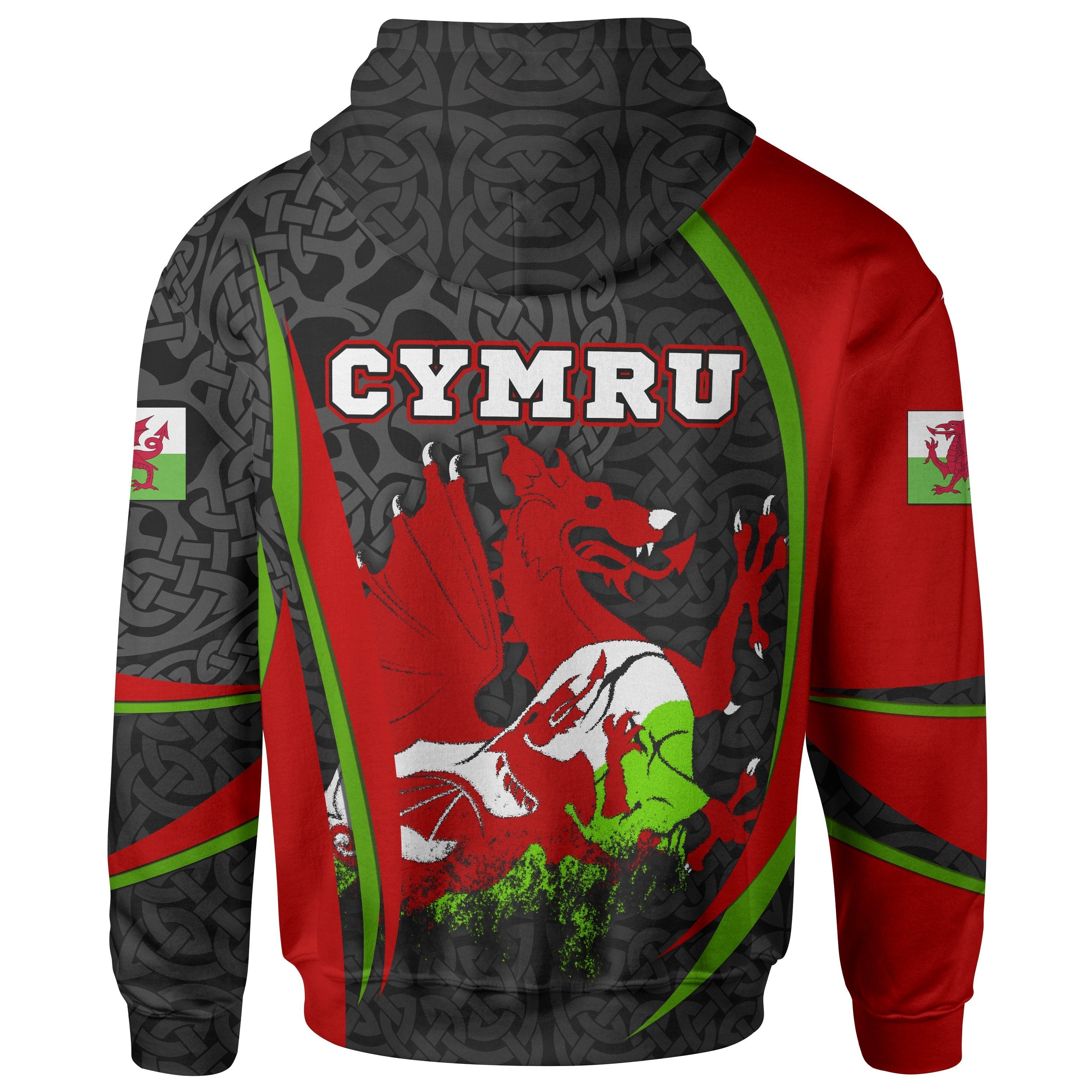 Wales Hoodie - Cymru Spirit - Vibe Hoodie Shop