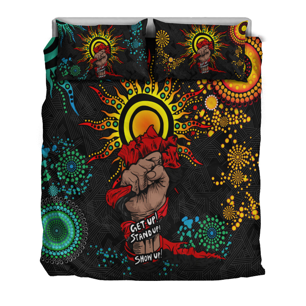 NAIDOC Week 2022 Aboriginal Art Unique Bedding Set - - Vibe Hoodie Shop