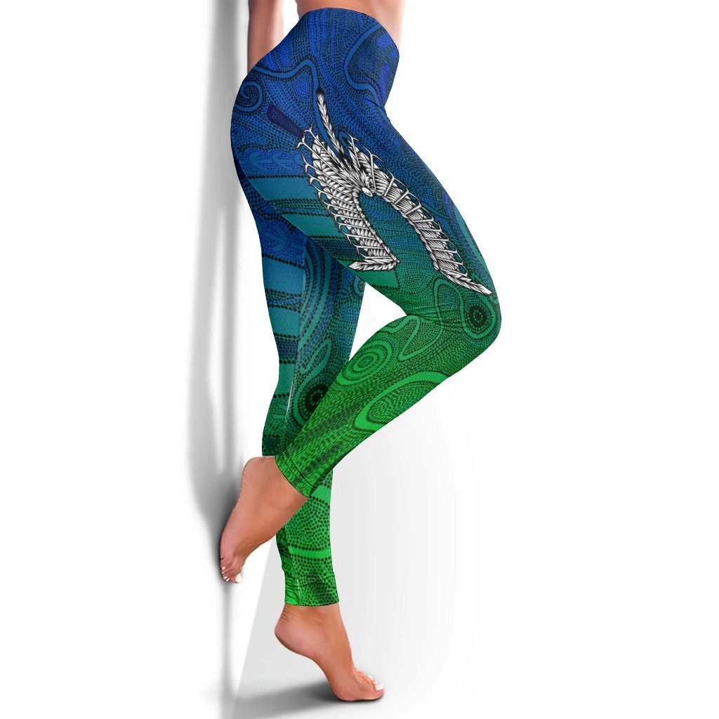 Torres Strait Islanders Leggings - Dhari Mask - Vibe Hoodie Shop