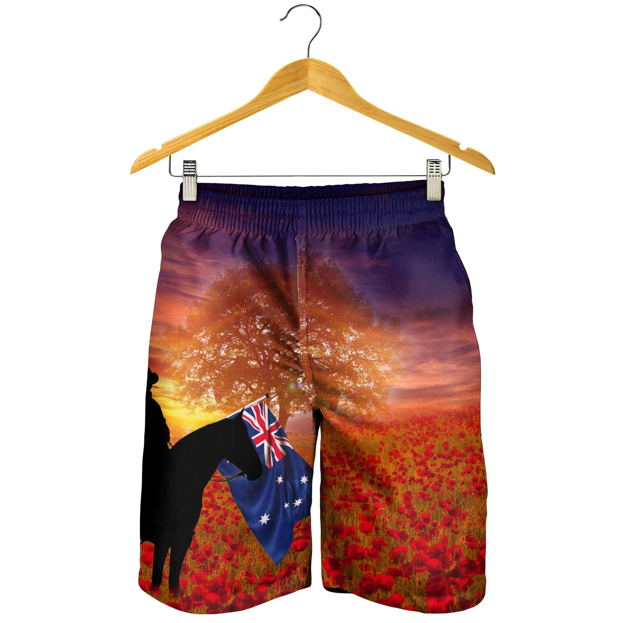 ANZAC Day 2021 Men's Shorts - Lest We Forget - Vibe Hoodie Shop