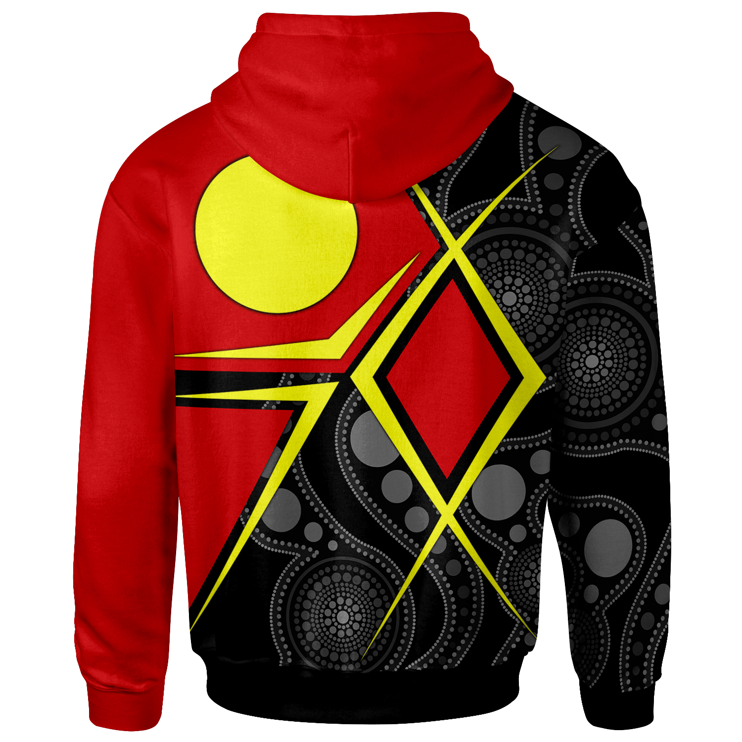 Aboriginal Zip - Up Hoodie - Indigenous Legend - Vibe Hoodie Shop