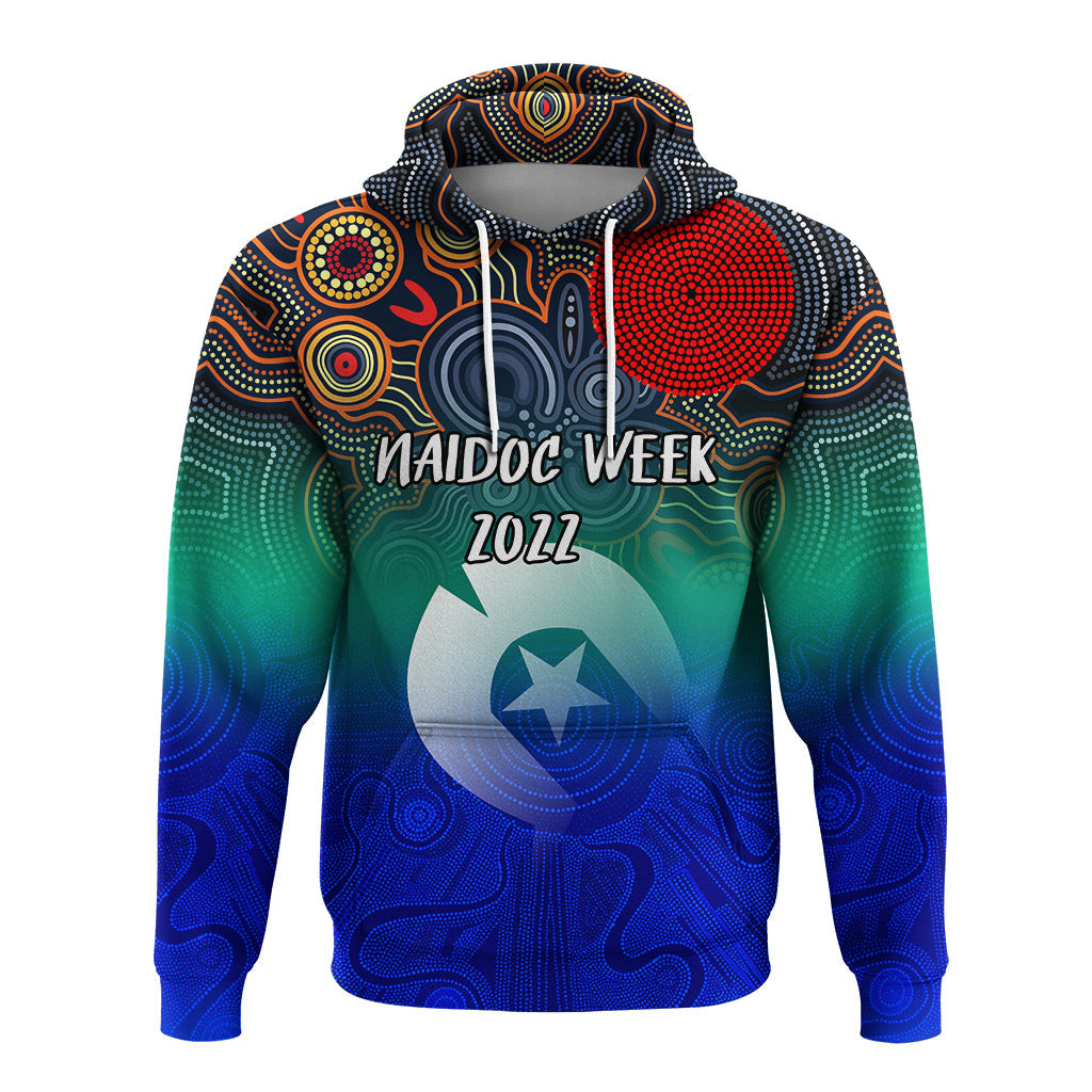 NAIDOC Week 2022 Torres Strait Islanders With Aboriginal - Dot Painting Art Hoodie - LT12 - Vibe Hoodie Shop