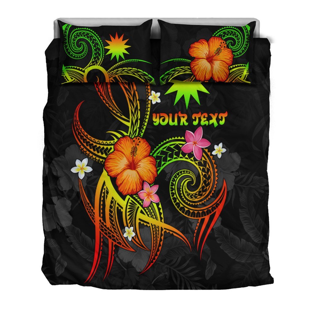 Nauru Polynesian Personalised Bedding Set - Legend of Nauru (Reggae) - Vibe Hoodie Shop