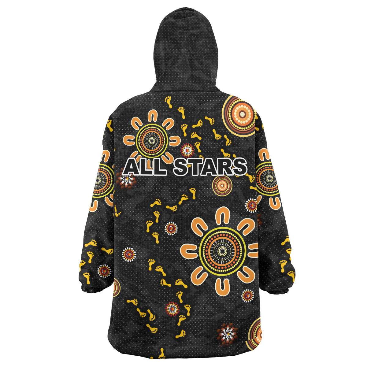All Stars Rugby Snug Hoodie - Custom Indigenous All Stars Wearable Blanket Hoodie RLT14 - Vibe Hoodie Shop