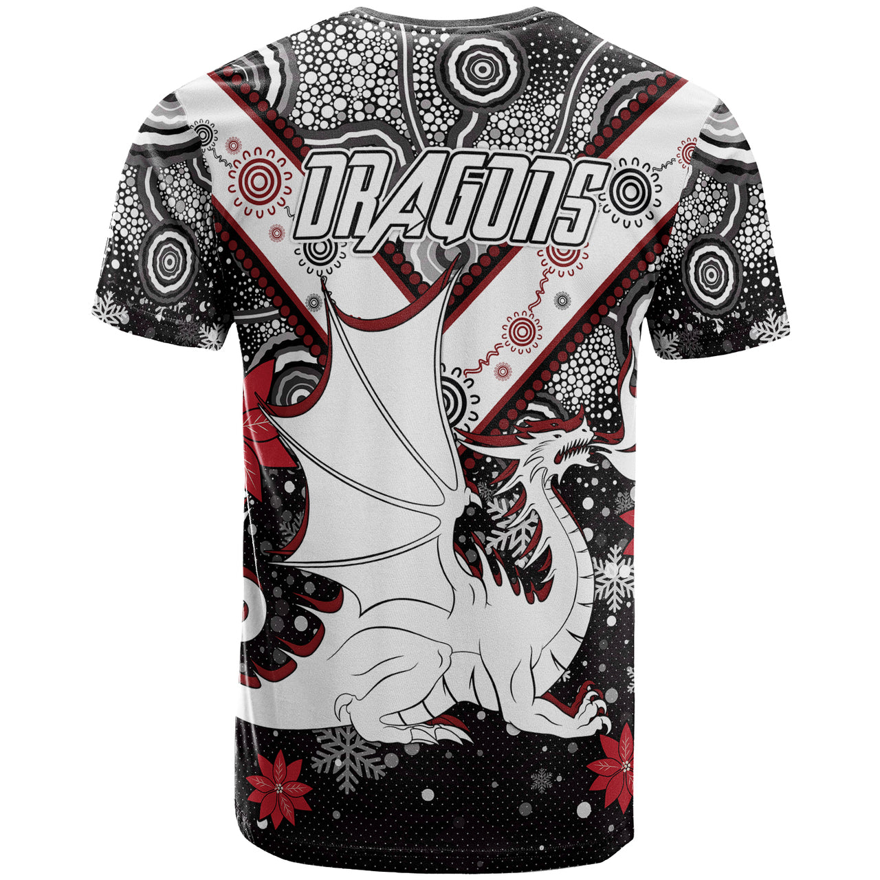 St. George Christmas T shirt - Custom Christmas Indigenous Dragons T shirt RLT13 - Vibe Hoodie Shop