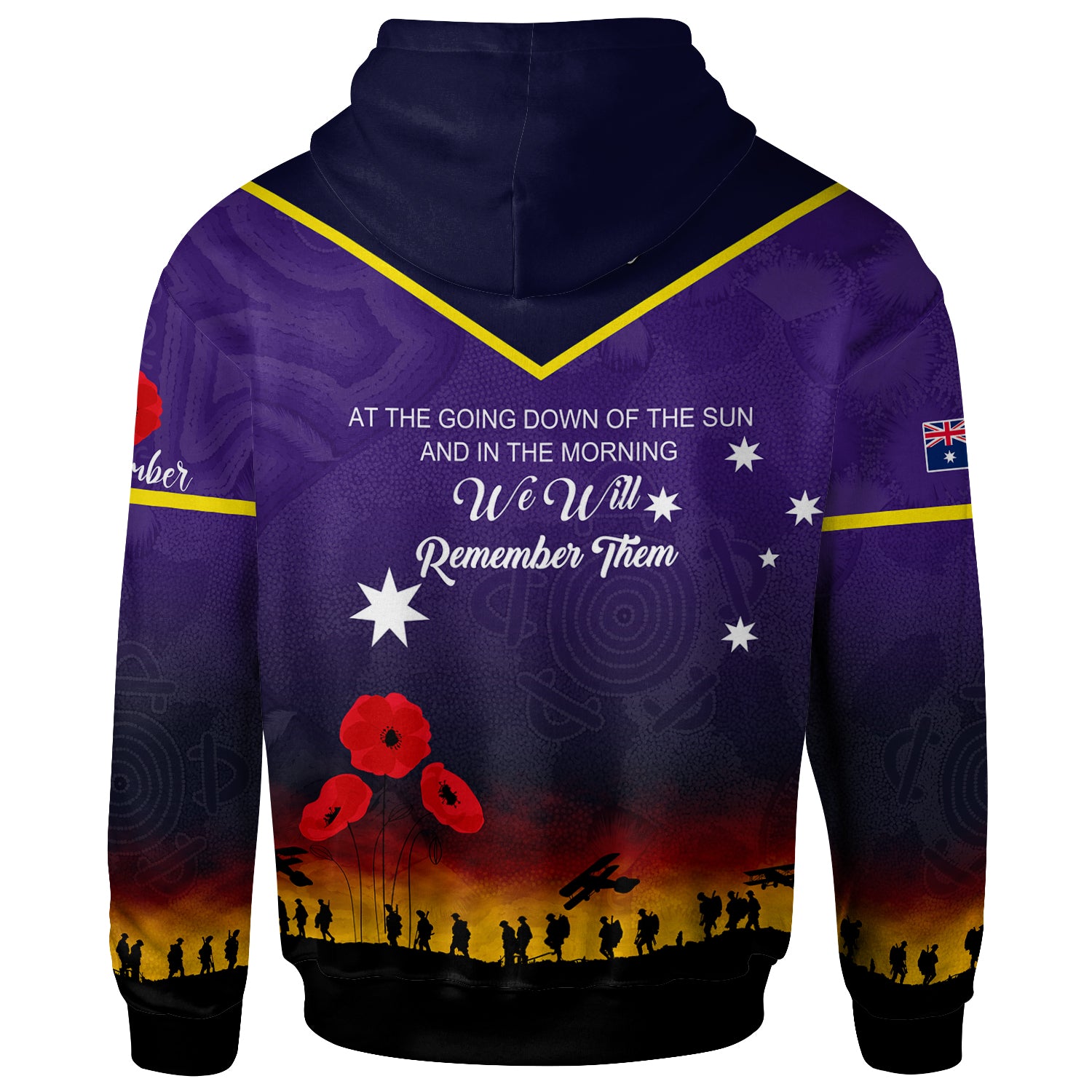 Australia Melbourne Anzac Custom Hoodie - Keeping the Spirit Alive Hoodie - Vibe Hoodie Shop