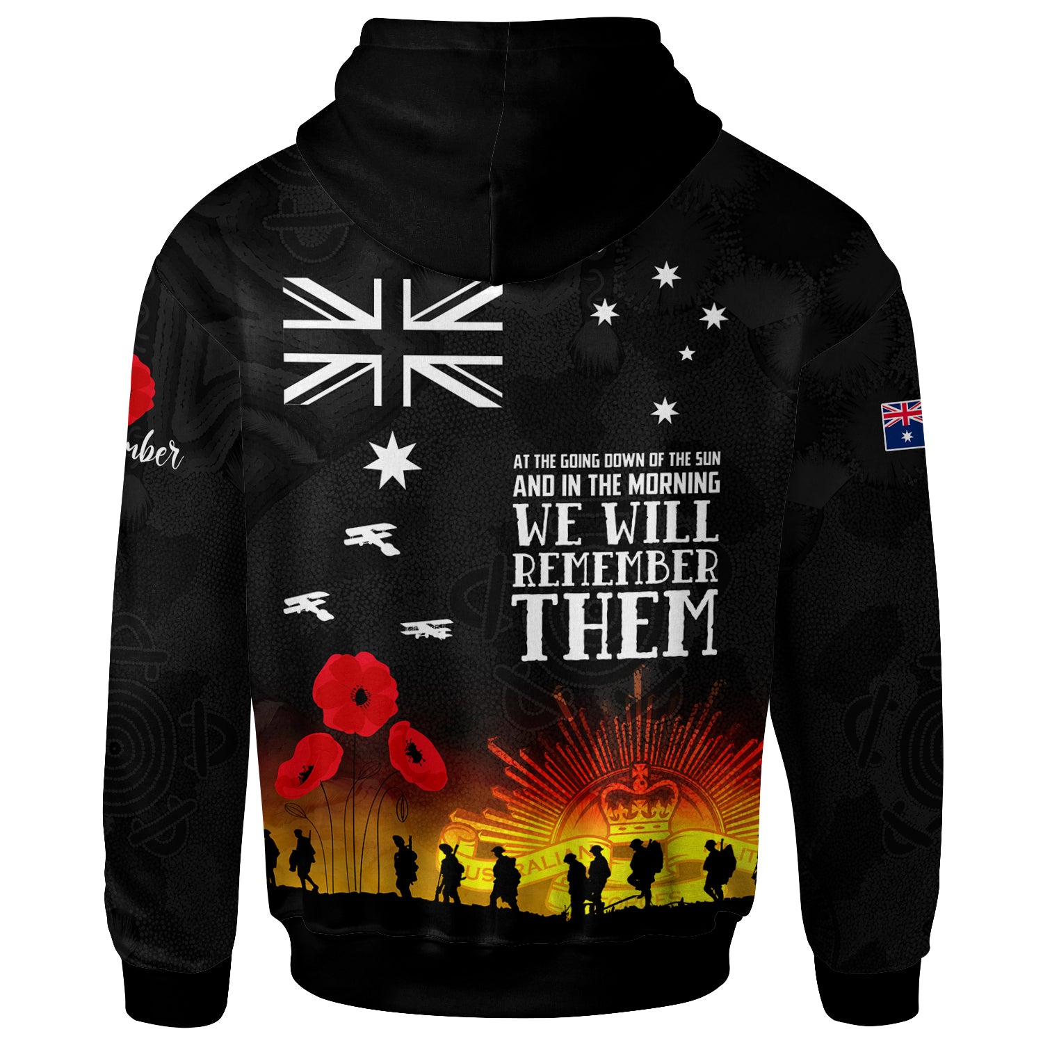 Australia South West Sydney Anzac Custom Hoodie - Keeping the Spirit Alive Hoodie - Vibe Hoodie Shop