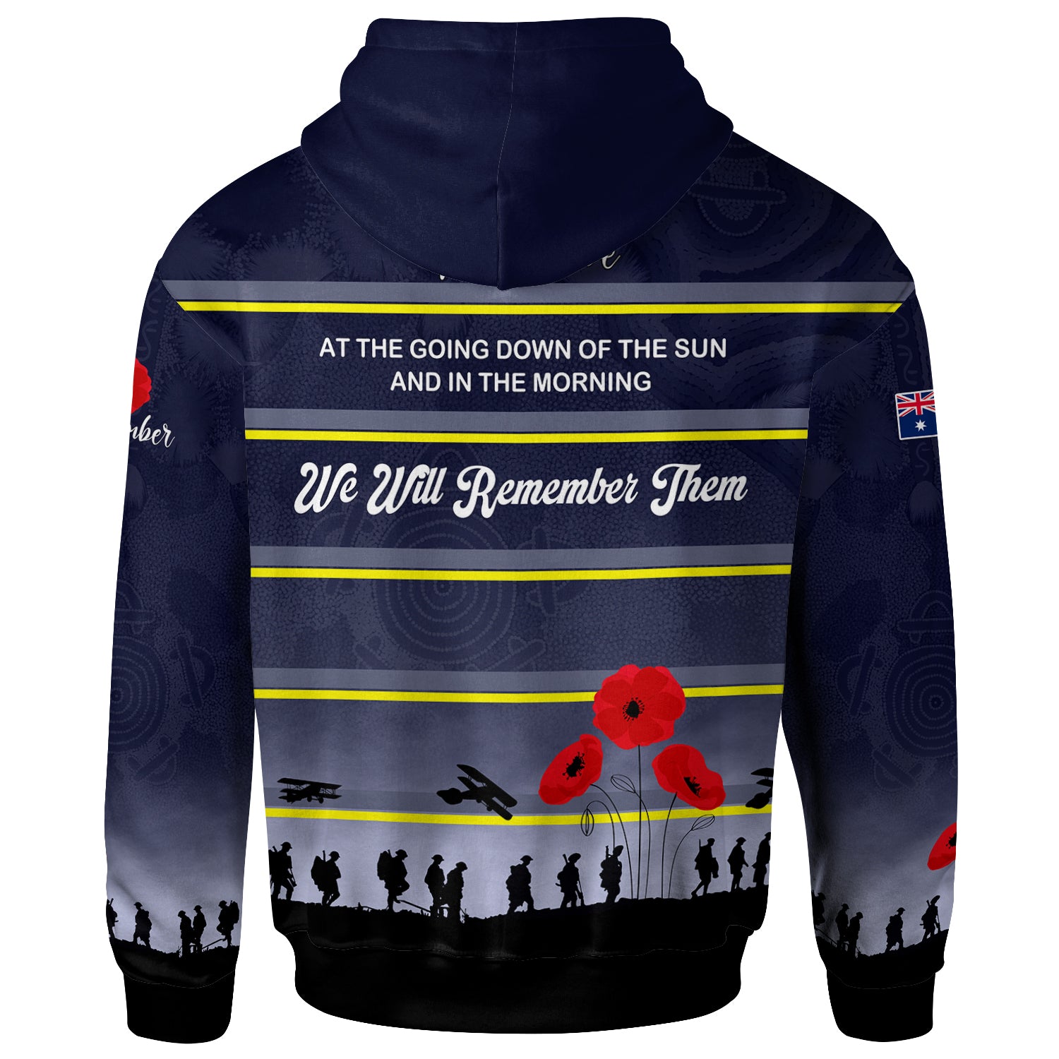 Australia North Queensland Anzac Custom Hoodie - Keeping the Spirit Alive Hoodie - Vibe Hoodie Shop