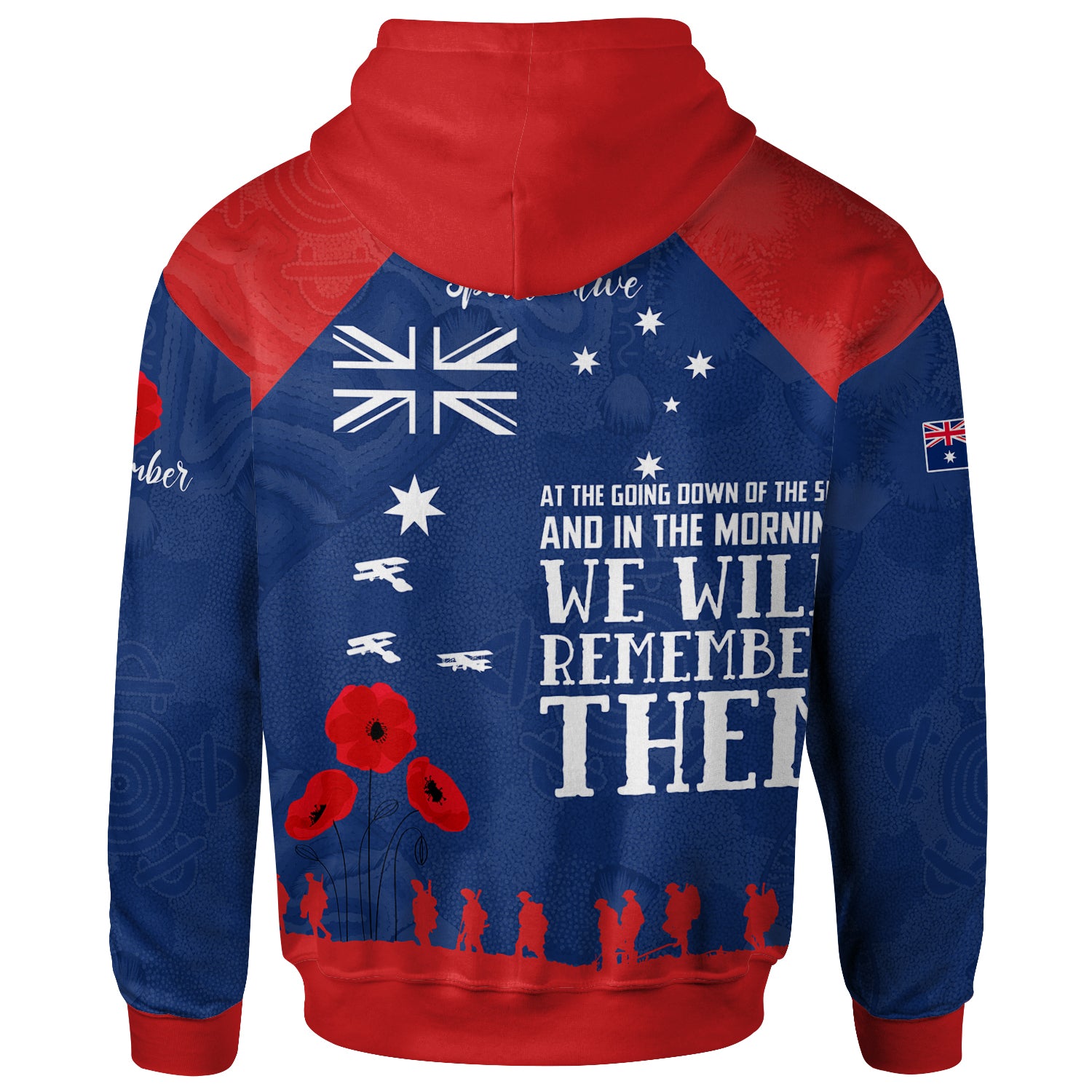 Australia Newcastle Anzac Custom Hoodie - Keeping The Spirit Alive Hoodie - Vibe Hoodie Shop