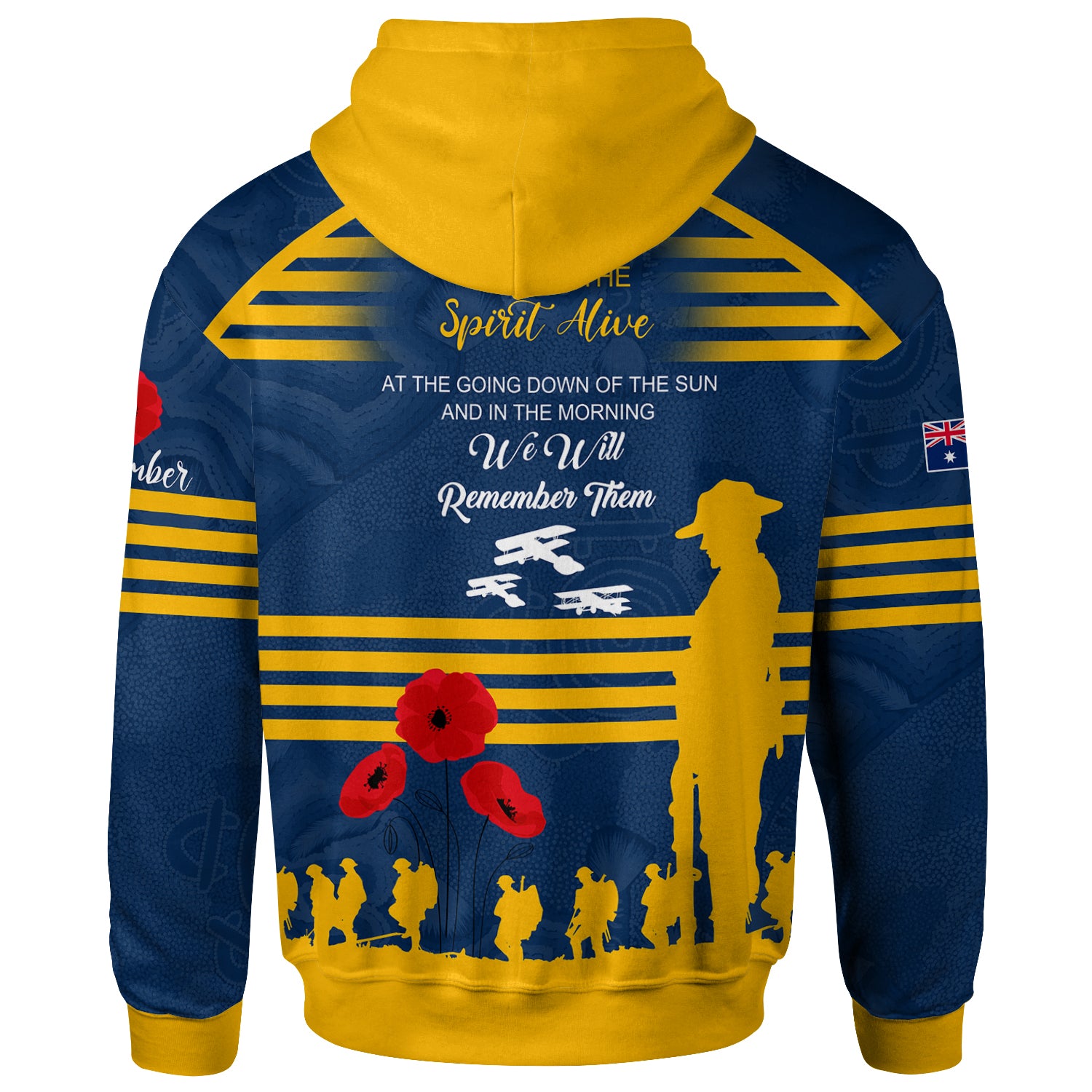 Australia Parramatta Anzac Custom Hoodie - Keeping the Spirit Alive Hoodie - Vibe Hoodie Shop