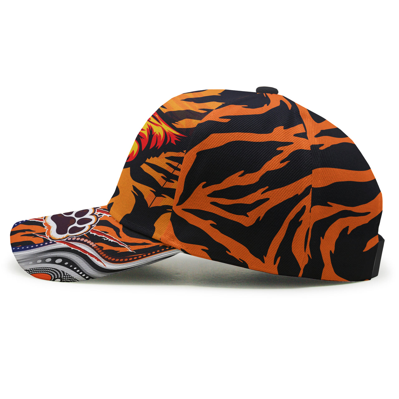 Tigers Rugby Custom Indigenous Cap - This is My Jungle Aboriginal Style RLT13 - Vibe Hoodie Shop