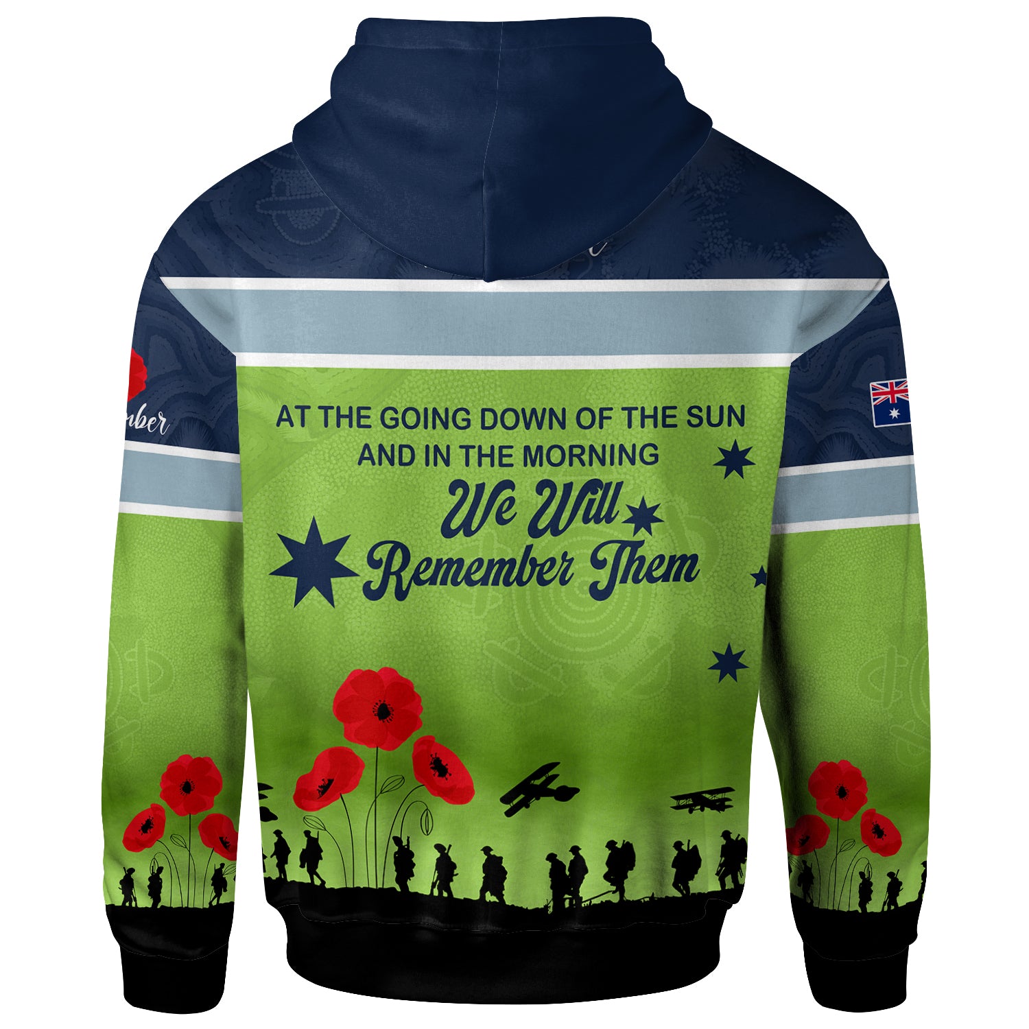 Australia Canberra Anzac Custom Hoodie - Keeping the Spirit Alive Hoodie - Vibe Hoodie Shop