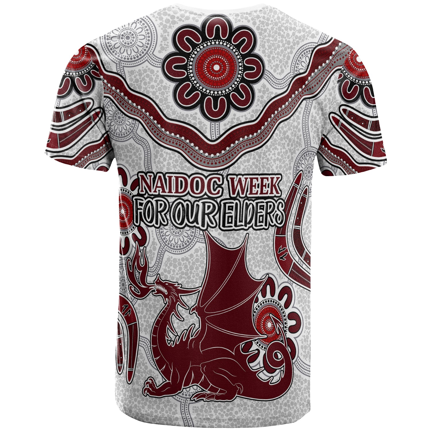 Australia Illawarra and St George NAIDOC Week 2023 T-shirt - Custom For Our Elders Boomerangs T-shirt - Vibe Hoodie Shop