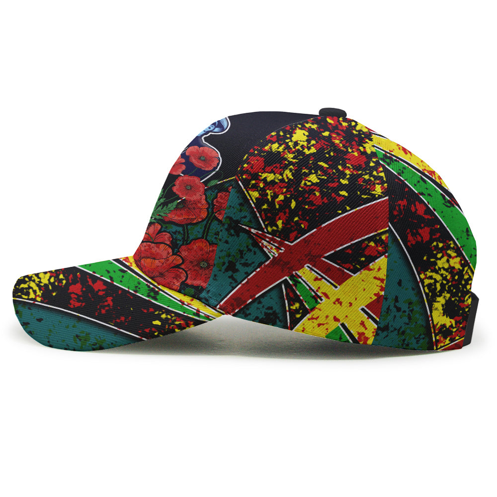 Panthers Rugby Cap - Panthers Remembrance Day And Poppies Cap - Vibe Hoodie Shop