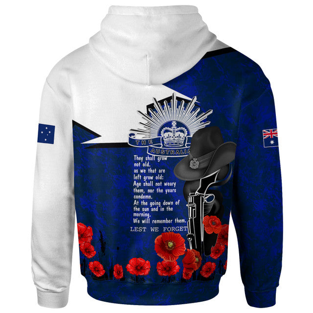 Australia Hoodie Anzac Lest We Forget - Vibe Hoodie Shop