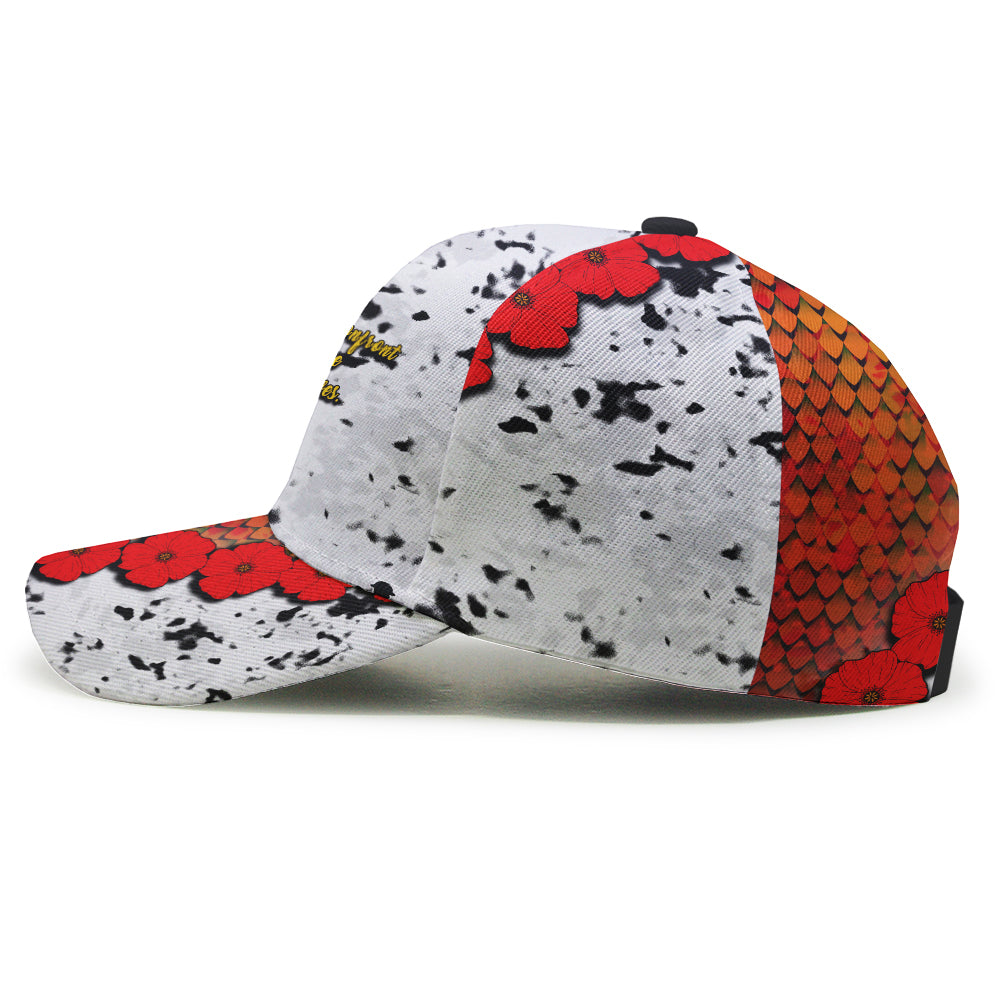 St. George Rugby Cap - Custom St. George Remembrance Day Quotes And Poppies Cap - Vibe Hoodie Shop