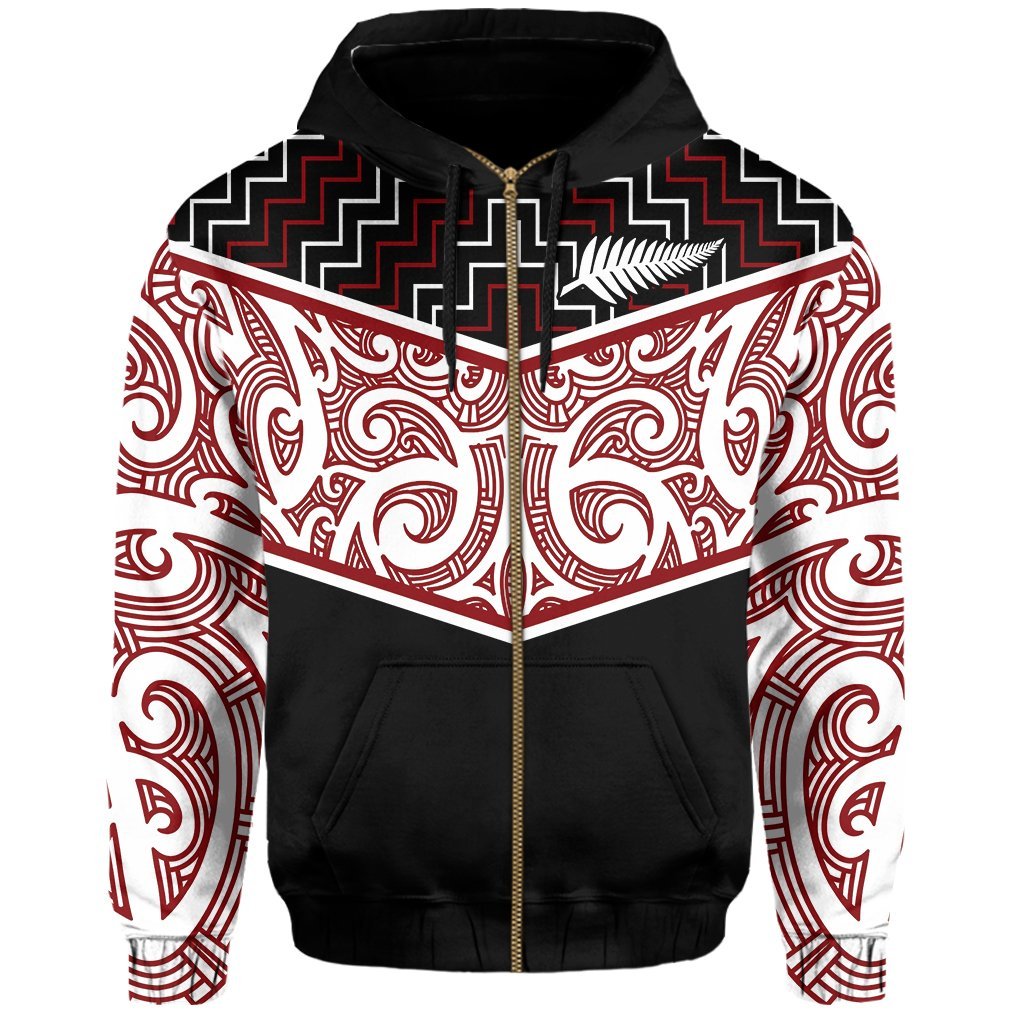 New Zealand Zip Hoodie - Rugby Culture - Vibe Hoodie Shop