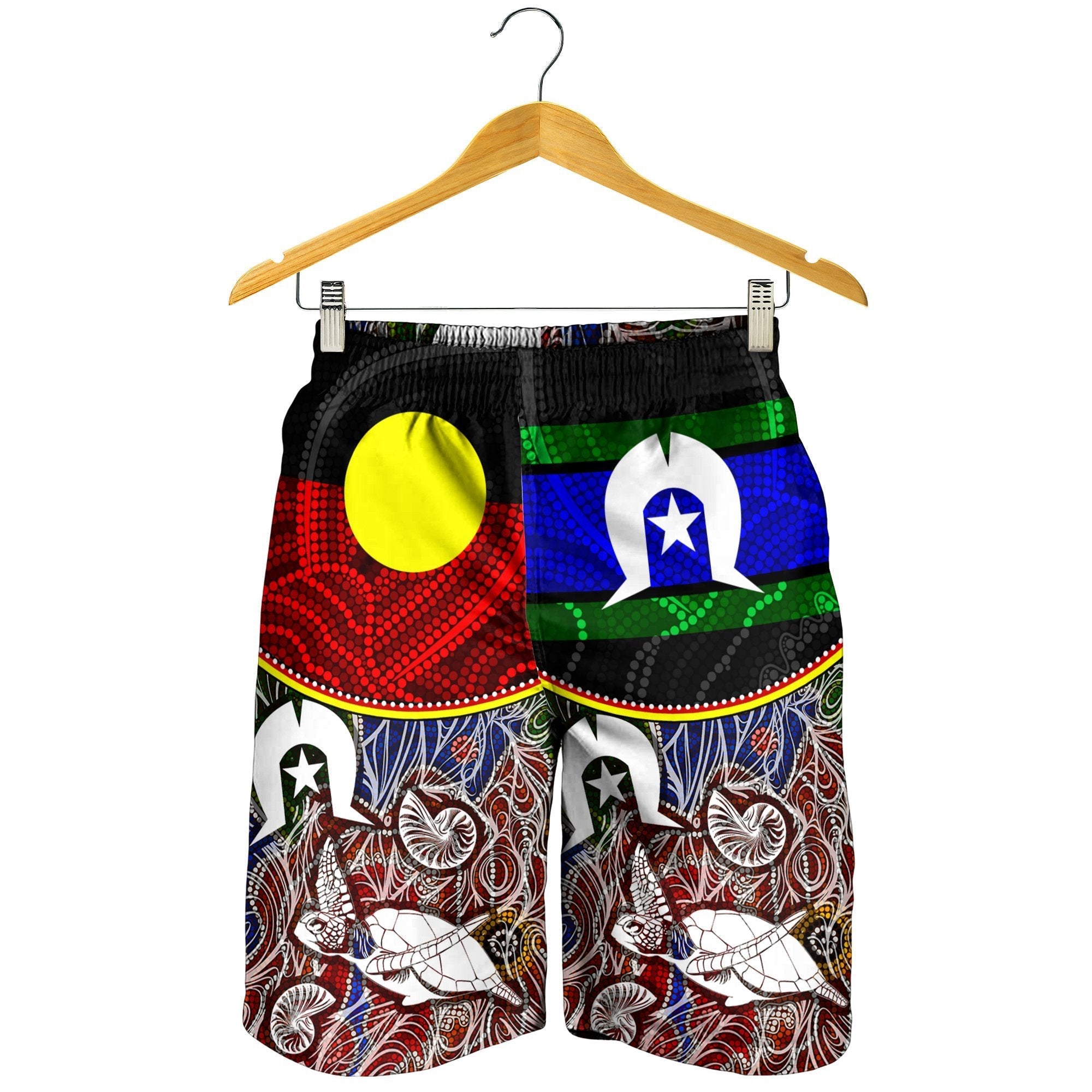 Men's Short - Aboriginal Dot In NAIDOC Week Style - Vibe Hoodie Shop