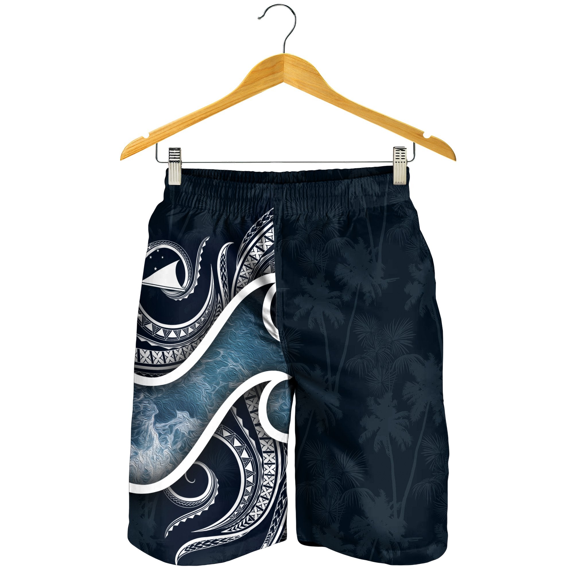 Tokelau Polynesian Men's Shorts - Ocean Style - Vibe Hoodie Shop