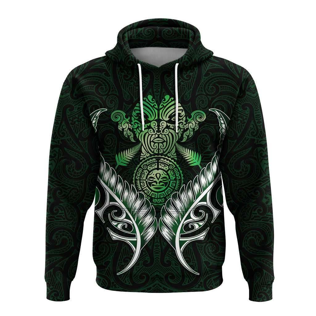 New Zealand Silver Fern Hoodie Green - LT12 - Vibe Hoodie Shop