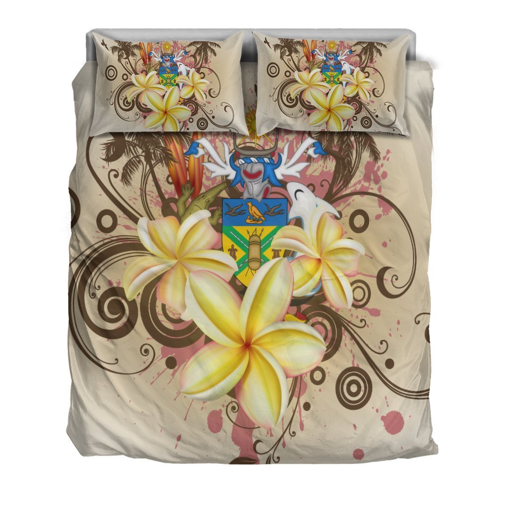 Solomon Islands Polynesian Bedding Set - Summer Tropical - Vibe Hoodie Shop