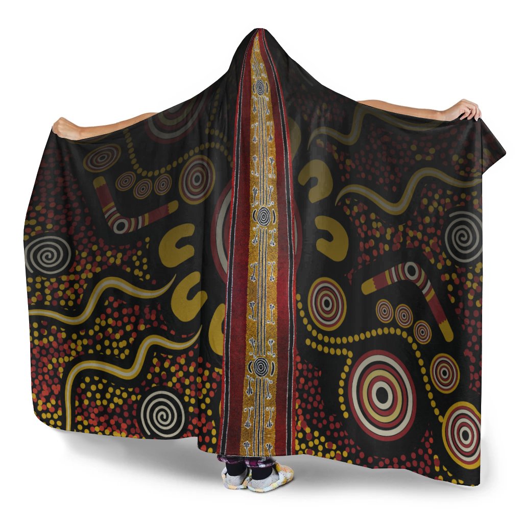 sp-aboriginal-hooded-blanket-dot-panting-art-stripe-lines