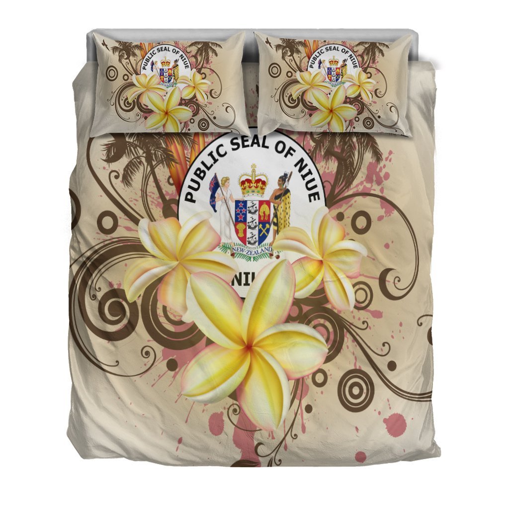 Niue Polynesian Bedding Set - Summer Tropical - Vibe Hoodie Shop