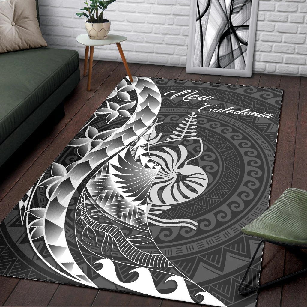 New Caledonia Area Rug - Polynesian Pattern Style - Vibe Hoodie Shop