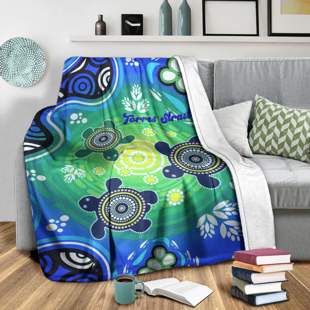 Blanket - Australia Turtle Blue Sea - Vibe Hoodie Shop