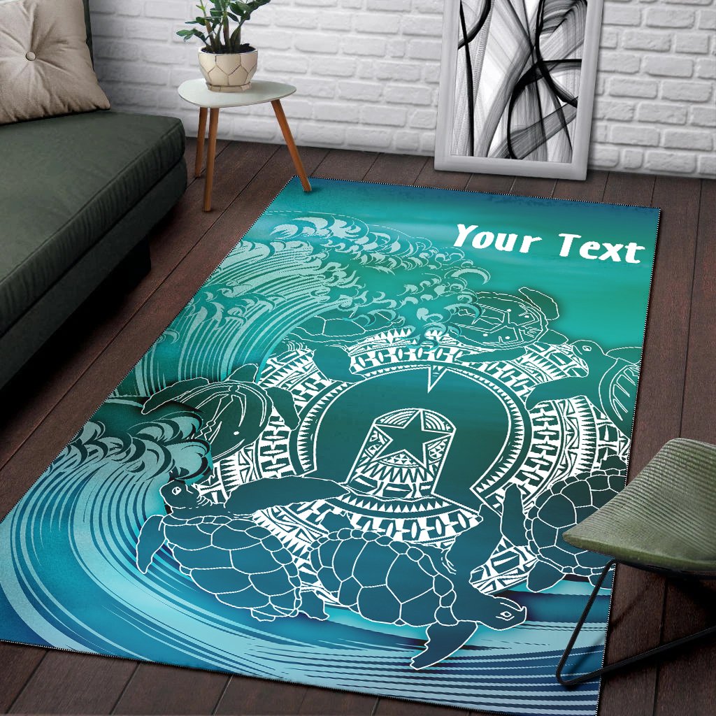 Custom Aboriginal Area Rug, Torres Strait Islands in Wave - Vibe Hoodie Shop