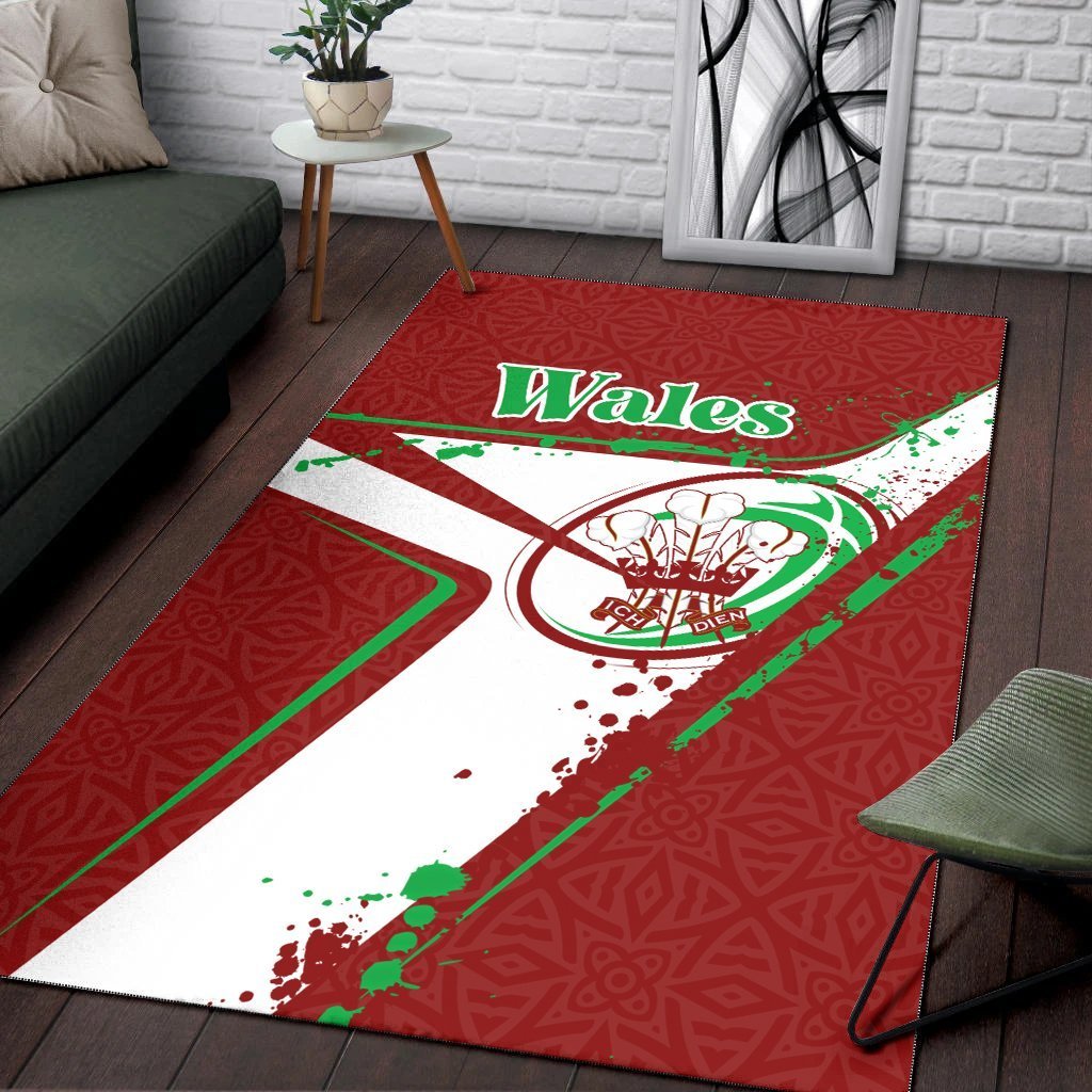 Wales Rugby Area Rug - Welsh Rugby - Vibe Hoodie Shop