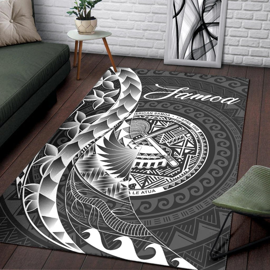 American Samoa Area Rug - Polynesian Pattern Style - Vibe Hoodie Shop