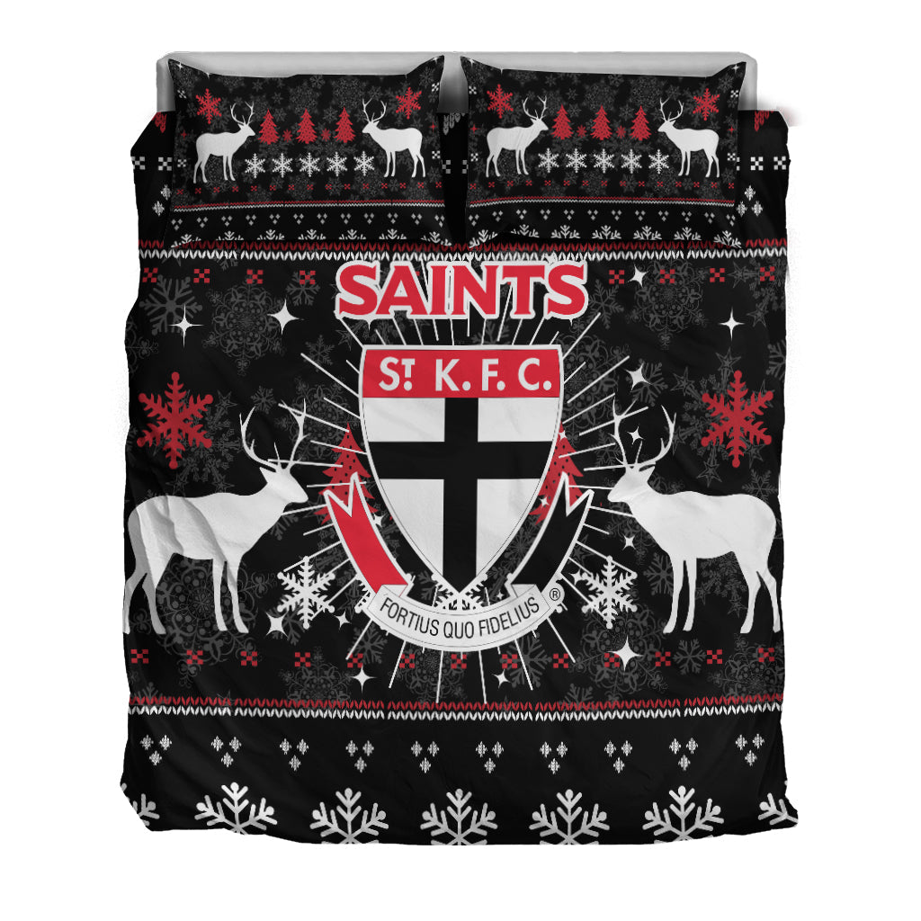 St Kilda Bedding Set - Christmas Ugly Style - - Vibe Hoodie Shop