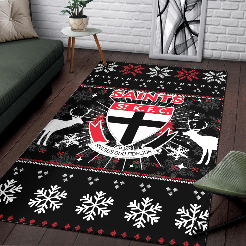 St Kilda Area Rug - Christmas Ugly Style - - Vibe Hoodie Shop