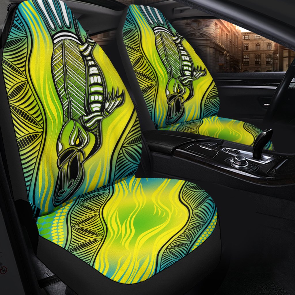 Car Seat Cover - Aboriginal Platypus - Vibe Hoodie Shop
