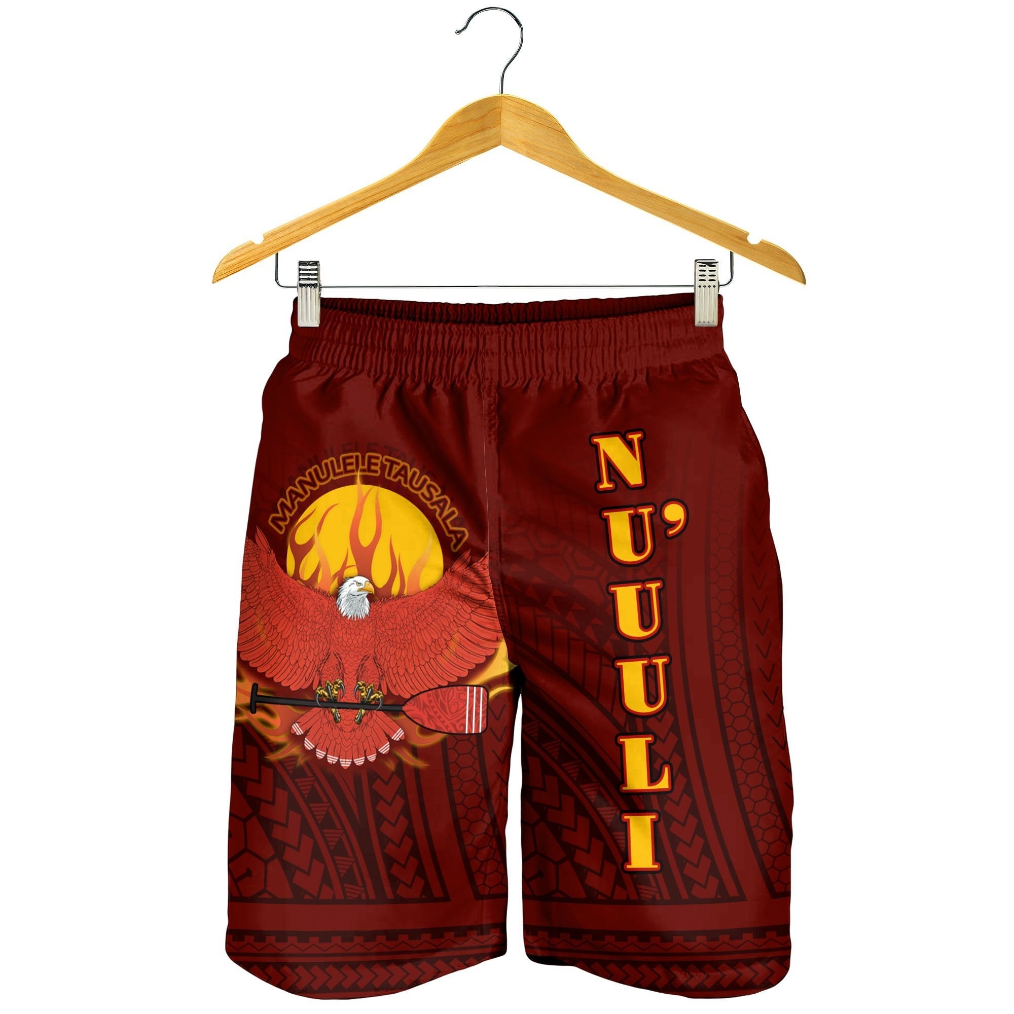 American Samoa Men's Shorts - Manulele Tausala Nuuuli - Vibe Hoodie Shop