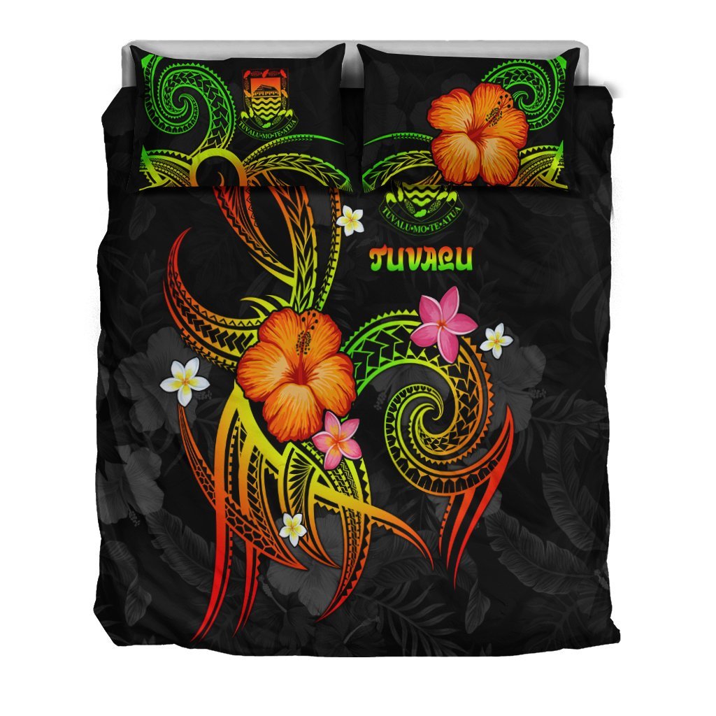 Tuvalu Polynesian Bedding Set - Legend of Tuvalu (Reggae) - Vibe Hoodie Shop