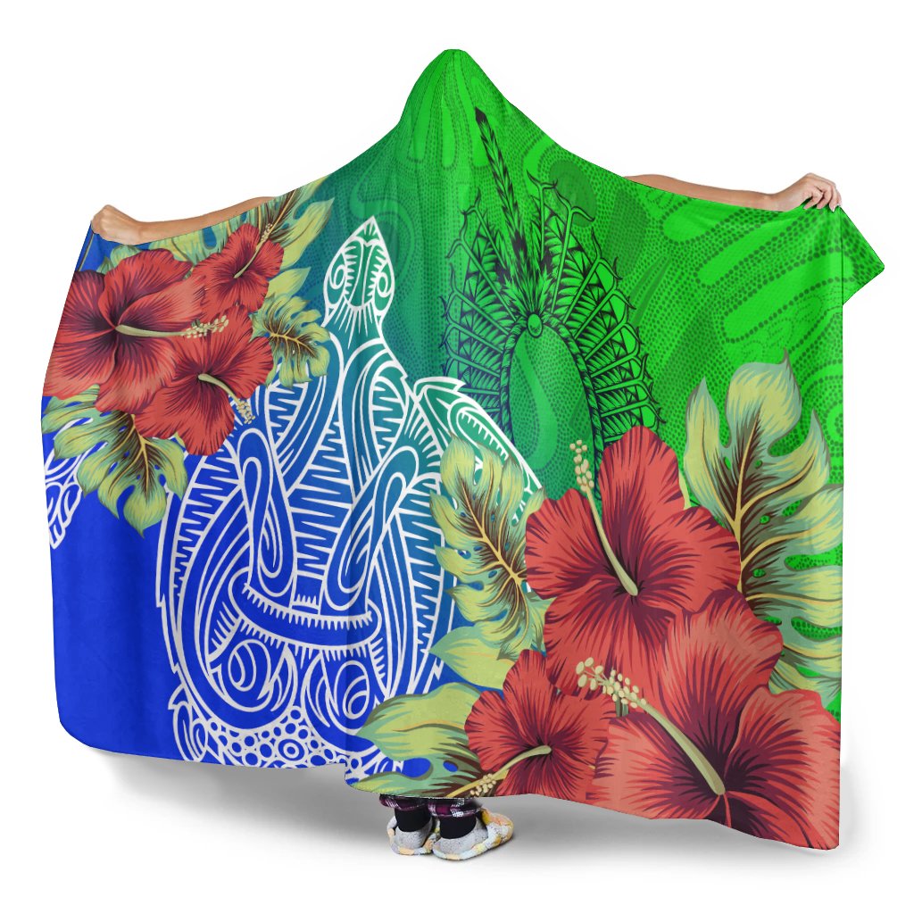 torres-strait-islanders-hoodie-blanket-ocean-hibiscus