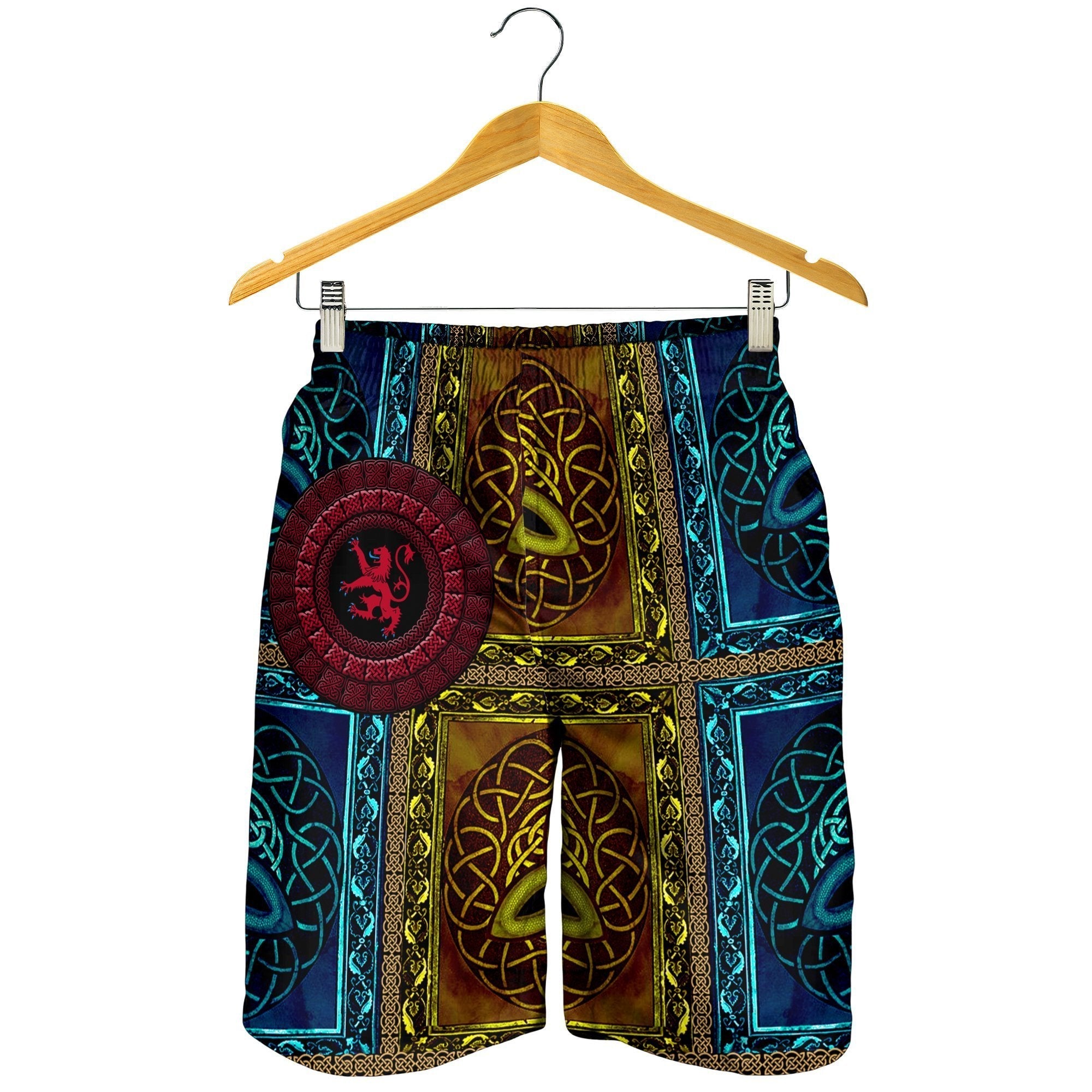 VibeHoodie Men Short - Scotland Circle Celtic - Vibe Hoodie Shop